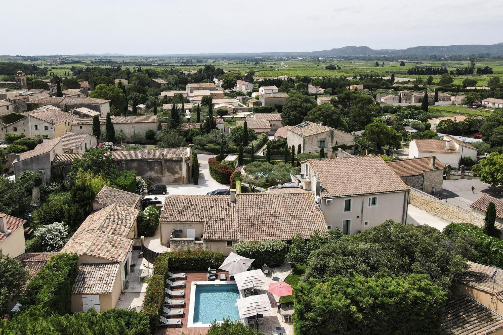 La Belle Vie Hotel Saint-Hilaire-d'Ozilhan Ngoại thất bức ảnh